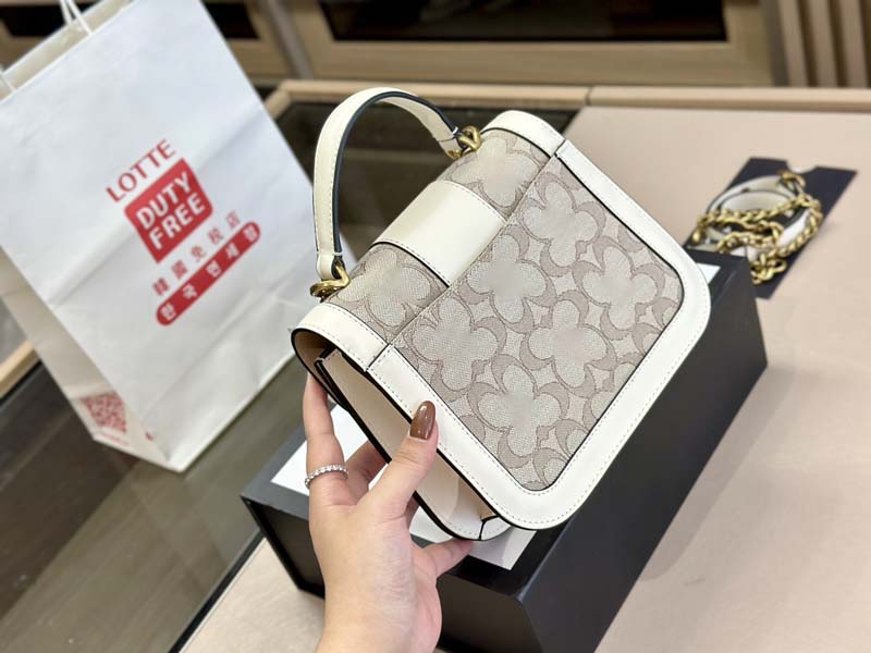 Coin Purses Designer Makeup Bag Flip Stray Bag Folding Box Luxury Cowhide Underarm Bag Can also be Stranded Metal Chain Bag High Quality Portable Small Square Bag