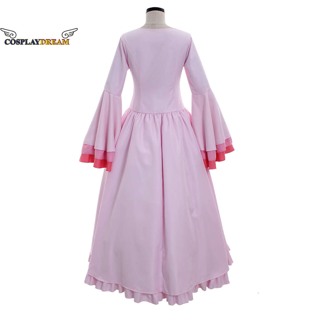 The Ancient Magus' Bride Sier Lady Cosplay Kostüme Seidiges Cosplay Rosa Kleid Hut Umhang Anzug Frauen Halloween Party KostümCosplayCosplay