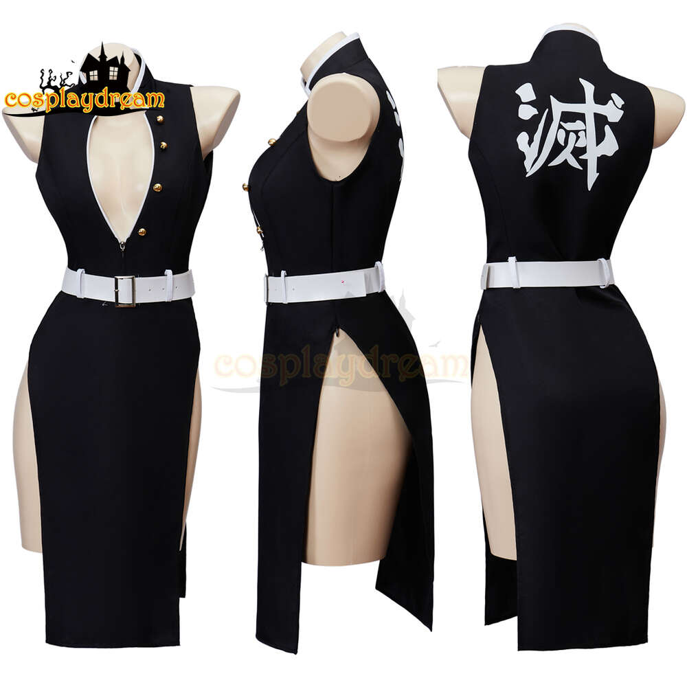 Anime Demon Slayer Uzui Tengen Cosplay Dress Seksowna szata uzui żona cosplay kostium mundur stroje pełne zestaw dla dorosłych kobiet