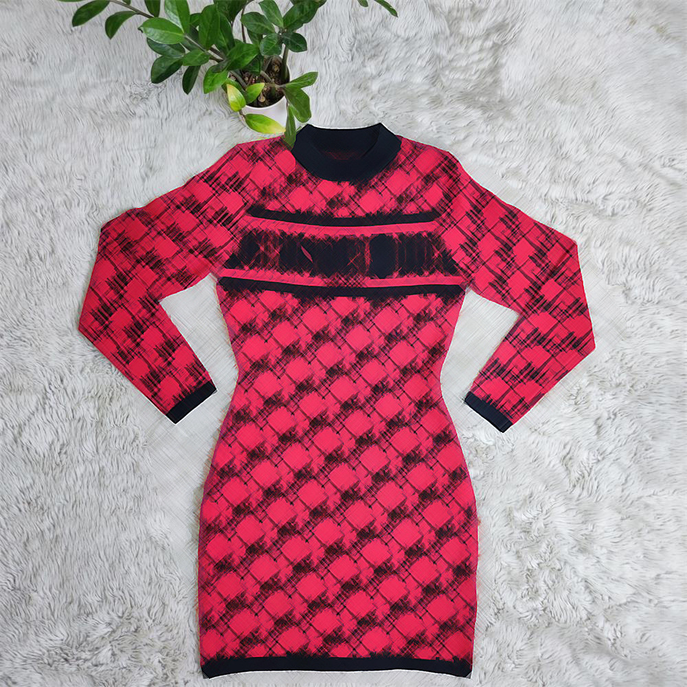 Maglioni di lana donne da donna a squarcio casual maglione a maglia mini abiti corti abiti