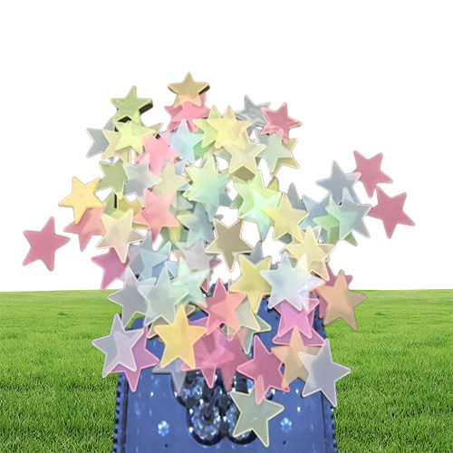 Wall Stickers Night Light Star Wall Stickers Luminous Fluorescent Removable Glow In The Dark Baby Kids Bedroom Home Decor9267583