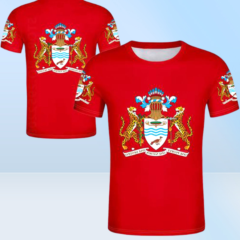 Guyana Unisex Youth Student Boy Giovano Custom Numero Numero Tanda Nazionale Flag Personalità Trend Wild Coppie Casualmente Cash Shirt Clothe2136610