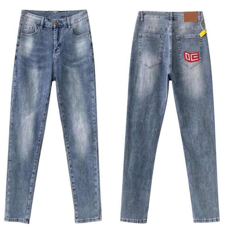 Jeans pour hommes High Street Fashion Marque de luxe Hommes Designer Jeans Slim Fit Jean de haute qualité