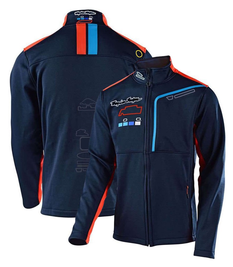 Ny motorcykel racing sportkläder längdåkare dragkedja tröja fritidssport hoodie