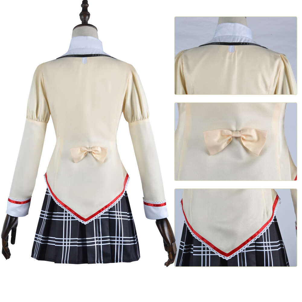 Puella Magi Madoka Magiga Kaname Madoka Cosplay Costume Akemi Homura Uniforms Miki Sayaka Tomoe Mami Scholighirls 'Skirt Suitcosplay