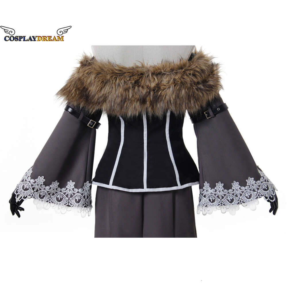 CosplayFinal Fantasy X 10 Lulu Cosplay Kostuum Halloween Feestjurk met Hoge Kwaliteit Volwassen Vrouwen Rollenspel Jurk Pak Lulu DressCosplayCosplay