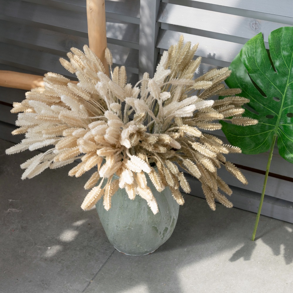 Fleurs artificielles 43 cm setaria pour pour la maison décorations de mariage