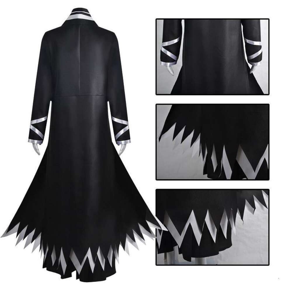Аниме Куросаки Ичиго косплей костюм тысячелетняя кровавая война черный наряд униформа Хэллоуин мужской комплект косплей
