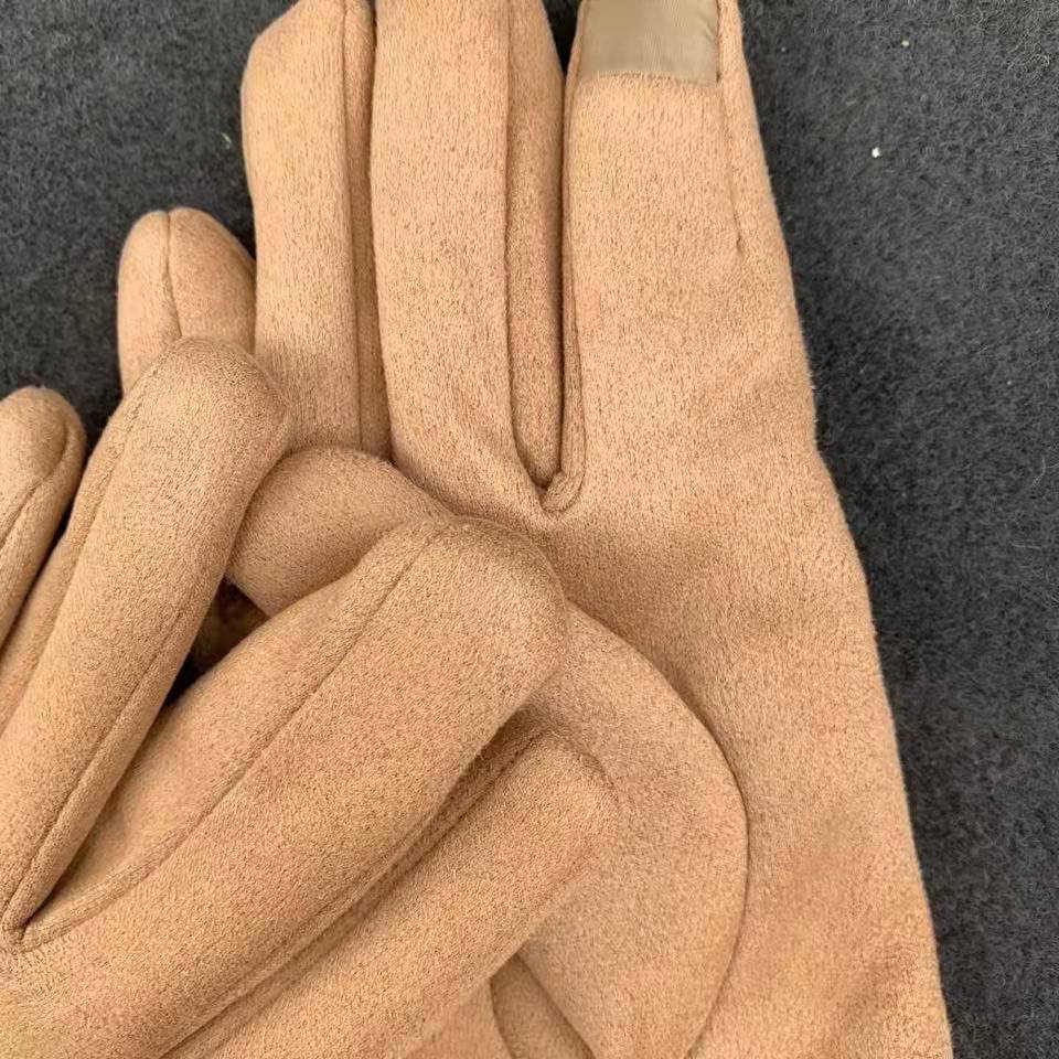 gants gants de créateur de haute qualité mode peluche gants imperméables pour hommes femmes velours laine de mouton dame cinq doigts mitaines conception gants pour femmes hiver automne