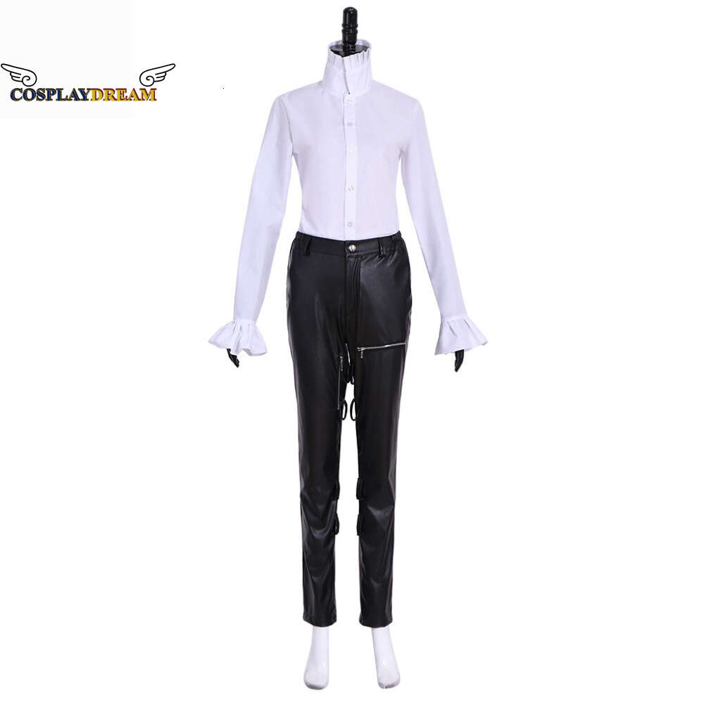 Cosplay Cosplay Anime PROMARE Mad Burnish Lio Fotia Costume Cosplay Uomini adulti PU Giacca in pelle Abiti Lio Fotia Halloween Suit Custom Made