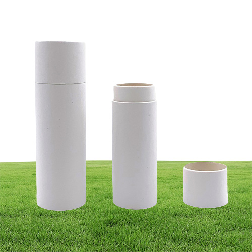 50 stks DIY Lege Paper Shell Lipstick Tubes met Cap Lip Balm Chapstick Milieuhouder Make -upgereedschap Navulbare container 22063077957