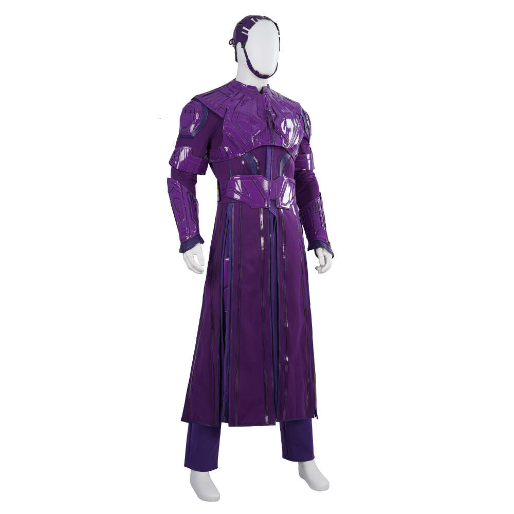 Wysokie ewolucyjne kostium cosplay fioletowe skórzane ubrania kaski garniturze 3 przebrania ewolucyjne stroje do Halloweencosplay