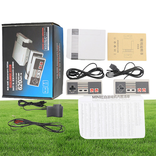 Mini TV peut stocker 620 500 2 en 1 Console de jeu vidéo Handheld pour NES Games Consoles avec Retail Box Fast 1831001