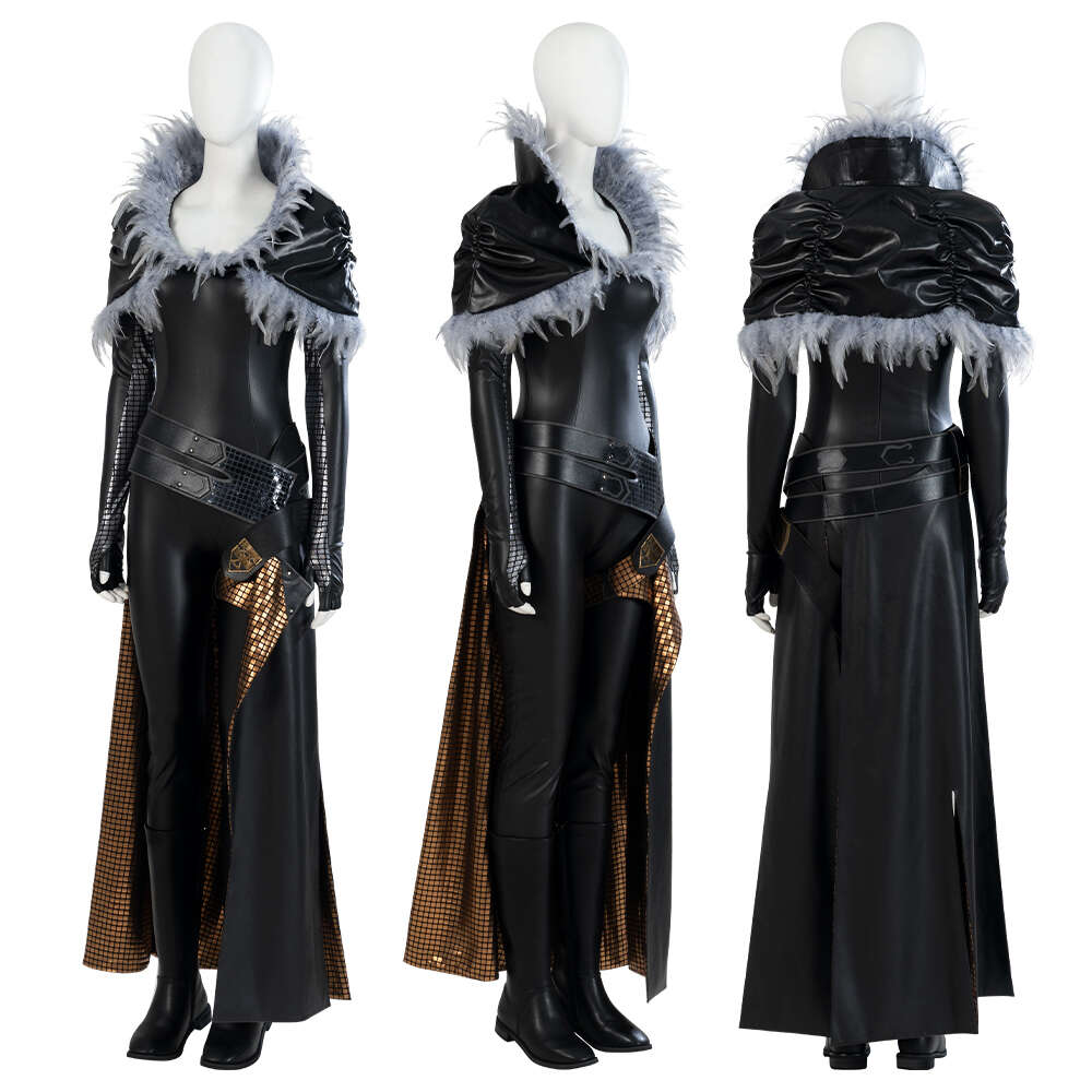 Benedikta Harman Cosplay Costume Final Fantasy XVI FF16 Outfit Women Black Jumpsuit Shoes Full Set Halloween Carnival Party SuitCosplayCosplay