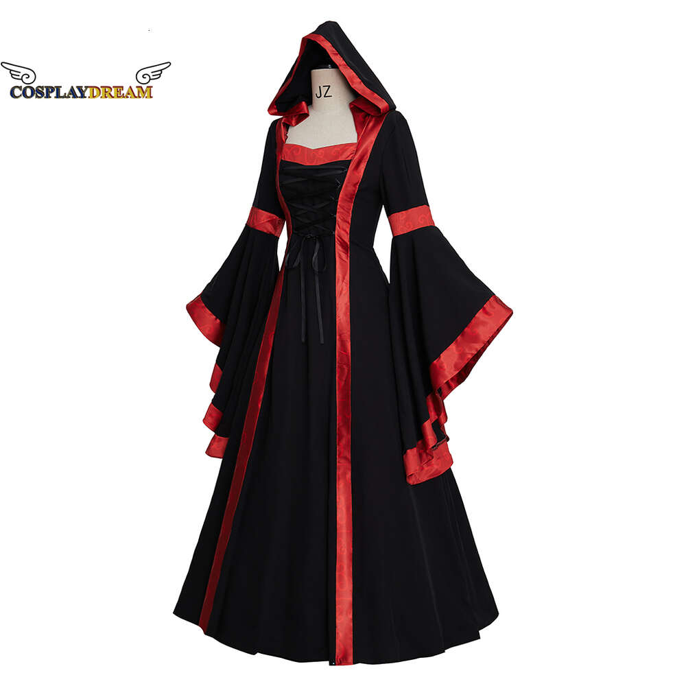 Robe d'époque Tudor robe Style Anne Boleyn Costume Cosplay robe de soirée femme médiévale historique reine victorienne DressCosplay