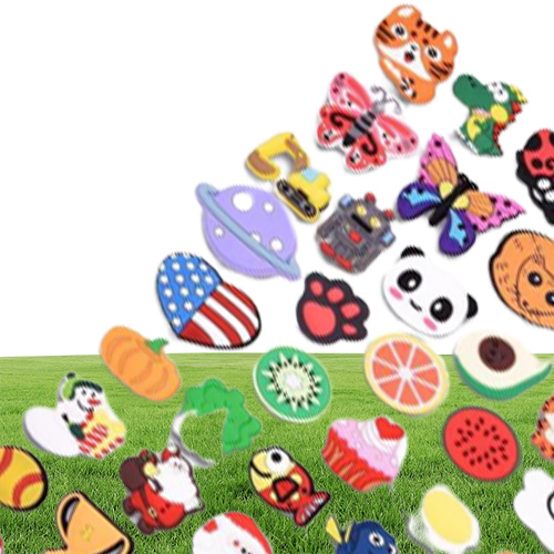 Charms Whole Mix Cartoon Shoes Charms Sile Soft Animal Cat Rabbit Hole Slipper Accessories For Kids Gifts Dr Seashellshop Dhvsd5242808