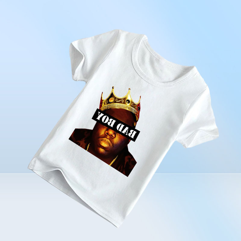 Matchande familjeutfits biggie smalls tryck pojkar flickor tshirt familj matchande look kläder barnmanwoman rolig tshirt y20079452594