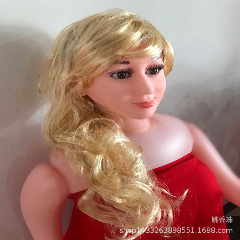 AA Designer Sex Doll Toys Unisex New Oral Sex Semi Solid Integrated Inflatable Doll with No Hands and Feet Fingers Male Hair Implanted Silicone Baby Adult Products