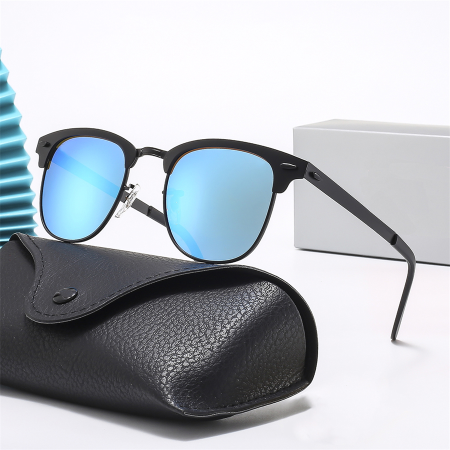 Luxe Designer Zonnebril voor Dames Heren Bril Merk Mode Rijden Brillen Vintage Reizen Vissen Half Frame Zonnebril UV400 Hoge kwaliteit