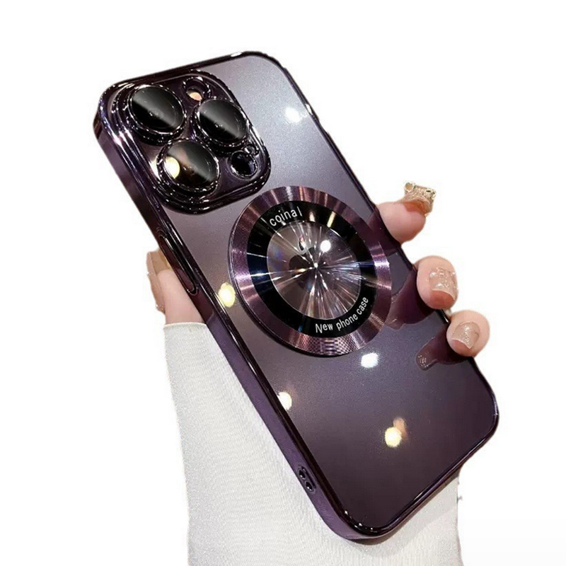 Capas quentes para iPhone 15 PRO 15PROMAX 14 13 12 Pro Max Capa magnética luxuosa capa elegante nova proteção de lente de câmera capa traseira de canto à prova de choque