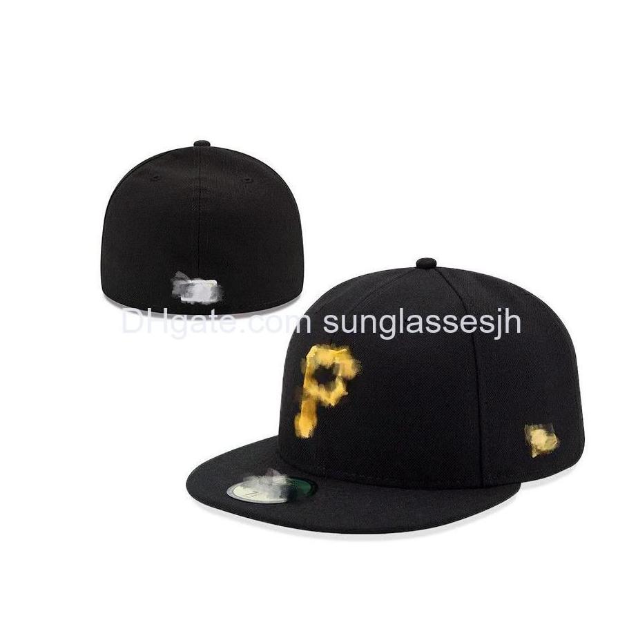 Ball Caps Designer Fitted Hats Snapbacks Hat Adjustable Baskball Football Embroidery All Team Letters Solid Outdoor Sports Fla Dhqgx