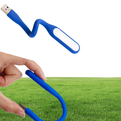 100 datorer Summer Flexible Foldble USB LED Lamp Power Bank Gadgets New Mini Creative USB Book Light for Computer Notebook 5V 12W CO8718742