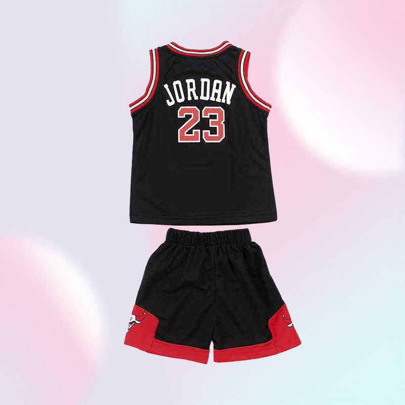 17 Jungen- und Mädchen -Basketball -Kleidung Sportanzug Weste Shorts Baby Basketball Kleidung Sommer