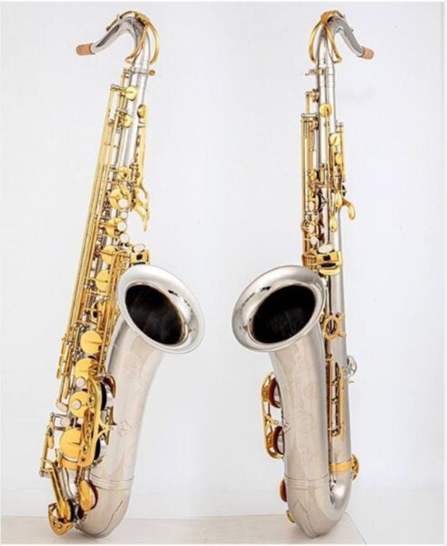 جدد تينور ساكسفون T-902 B Flat Tune Brass Musical Musical Musical Musical Sax مع إكسسوارات الحالة