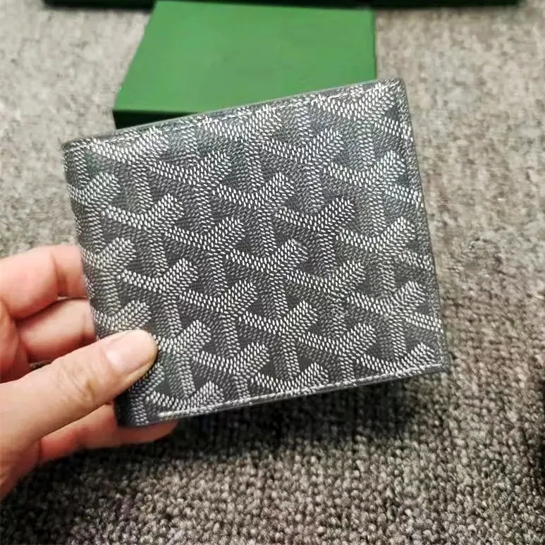 Cartera de diseñador Go Yard Cartera de cuero para mujer Bolso para tarjetas para hombre Monedero corto con solapa una variedad de colores para elegir Monedero de estilo versátil y moderno