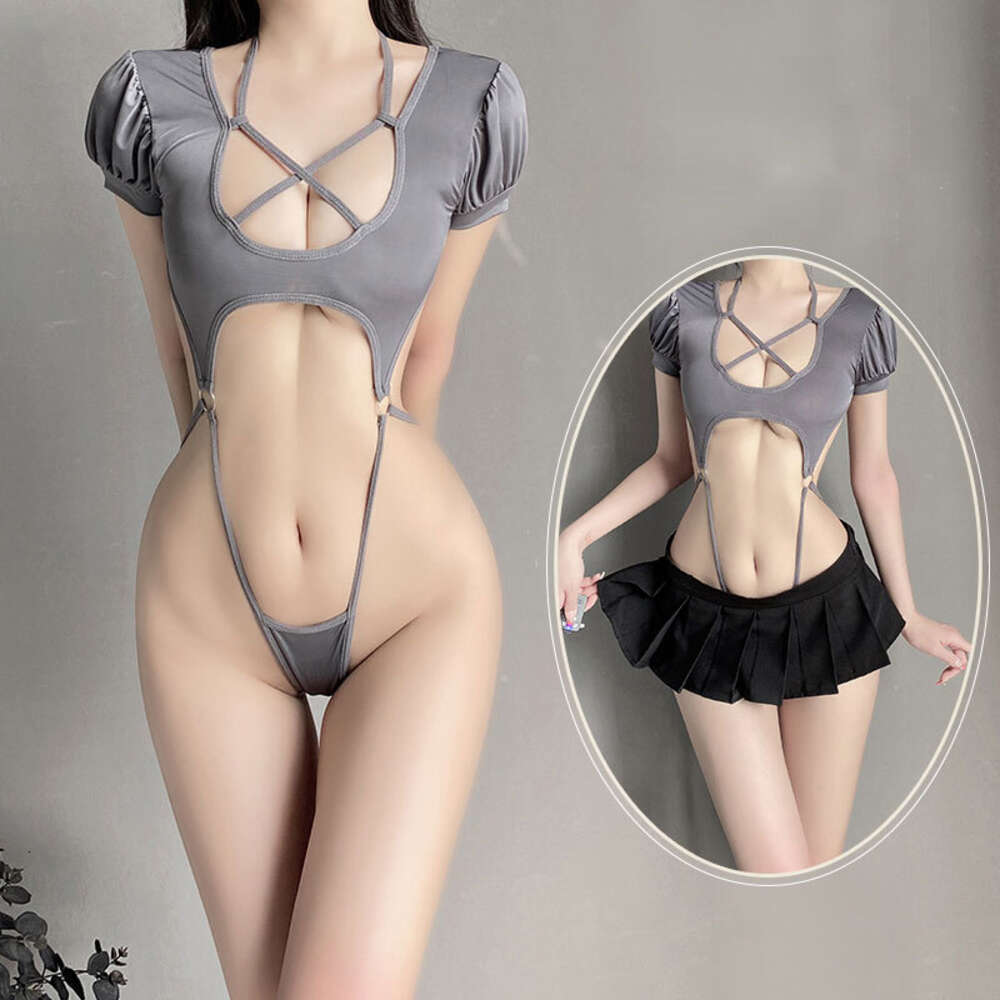 Sexy kostuumsNieuwe cosplay sexy kostuums bruiloft erotisch ondergoed open body lingerie vrouwen teddybeer babydoll sexy lingerie porno sex jurk