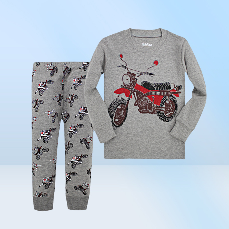 Enfants Pyjama Définit la dessin animé des enfants Pyjamas pour garçons Girls Girls à manches longues Pijamas pour Enfant Child Cotton Vêtements 28 ans269C1413120