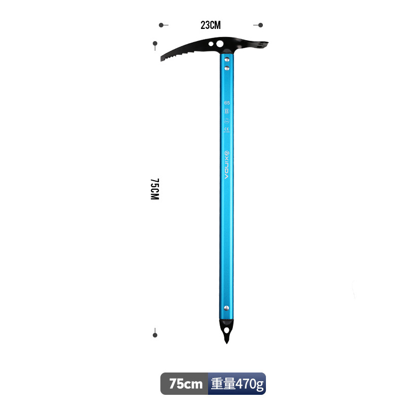 Outdoor climbing pickaxe, ice climbing axe, climbing ice axe, ice climbing equipment, ice hammer, walking pickaxe