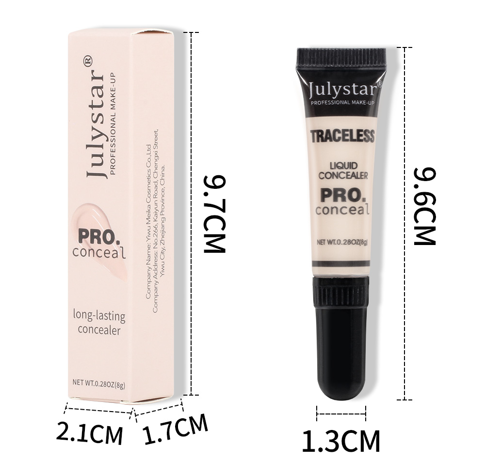 6 färg ansiktsmakeup och smink akne tryck vattentät och svettbeständig concealer tårgap tatuering täcker fuktgivande långvarig concealer grossist