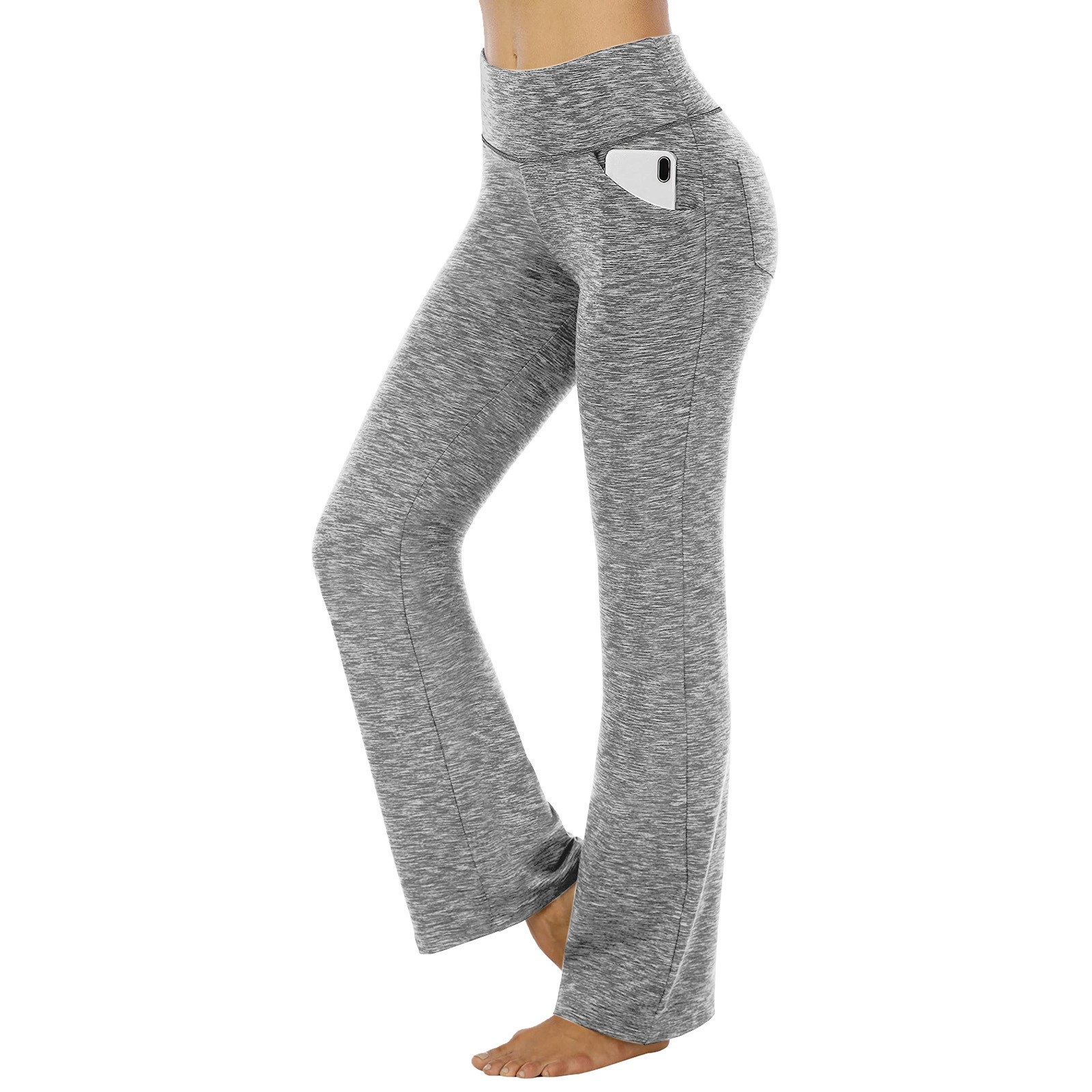 LU-3391 Nieuwe micro lululy stretch wijde pijpen hoge taille casual lululemomly yogabroek voor meisjes