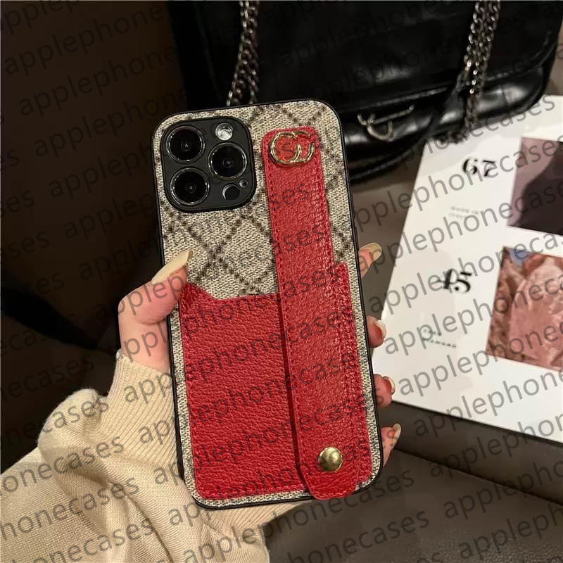 Handyhülle Designer iPhone Hülle Kreditkartenhalter für iPhone 15 Pro Max Hüllen Apple 14 Pro Max 13 12 11 Pro 14 Plus 15 Plus Luxusmarke Handgelenkschlaufe Handyhüllen Abdeckung
