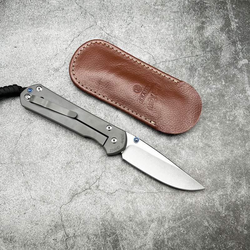 Chris Reeve Großes Sebenza Klappmesser TC4 Griff aus Titanlegierung D2 Klinge Überleben Outdoor Camping Jagd EDC Werkzeuge Taktische Ausrüstung Selbstverteidigung Taschenmesser