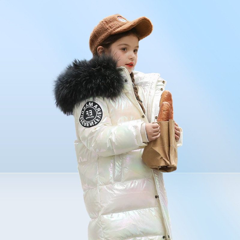 Winterkinder Outwear Mode Long Kinder Down Coat Kinder Wintermäntel Jungen Mantel Mädchen Down Jacket Girls Mäntel große Kinder Kleidung A928524056