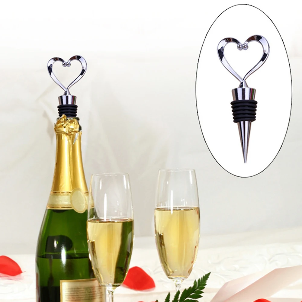 DHL Wine Butelka Stopper w kształcie serca/piłka w czerwonym winie Champagne Ceerver Cork Wedding Favors Prezenty dla miłośników wina 10.20