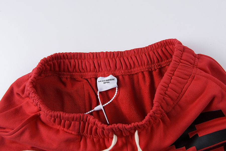Vertabrae Shorts para hombre para mujer diseñadores Negro Rojo Pantalones cortos Impresión de estrellas Ropa casual Ropa de playa de verano Tamaño de EE. UU.