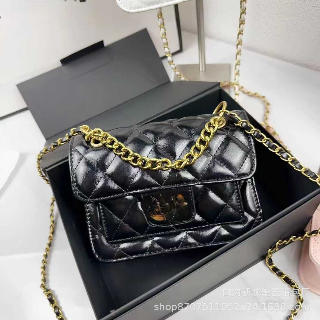 Designer Womens Handbag New Lingge Chain épaule Classic Version Classic Version Fashion Posteur polyvalent enveloppe en plastique Ensemble complet