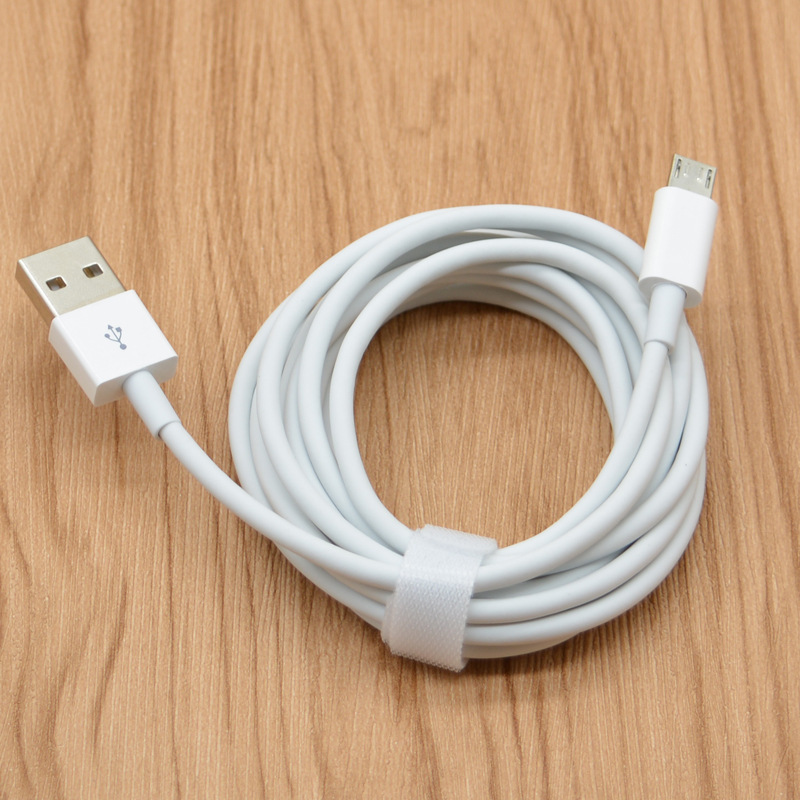 Type C-kabel 1 m hogesnelheids-USB-micro-usb-c-kabel datasynchronisatie-oplaadkabel Wit met retailverpakking