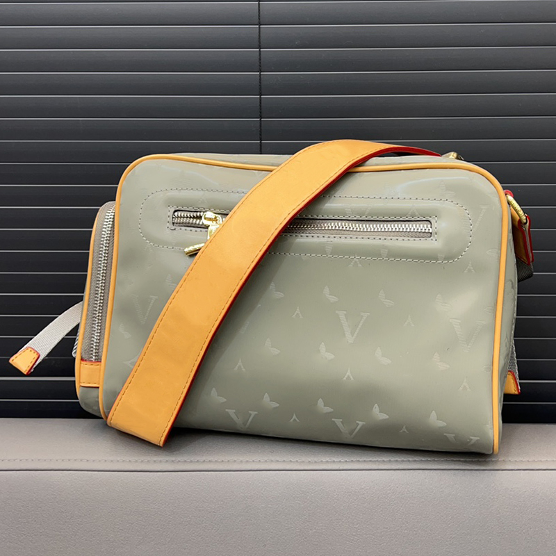 Klassieke Pop-up Laser Designer Messenger Crossbody Tas Handtas Beroemde Oude Bloem Mannen Postbode Schoudertas Frans merk Luxe Echt lederen schooltas Topkwaliteit