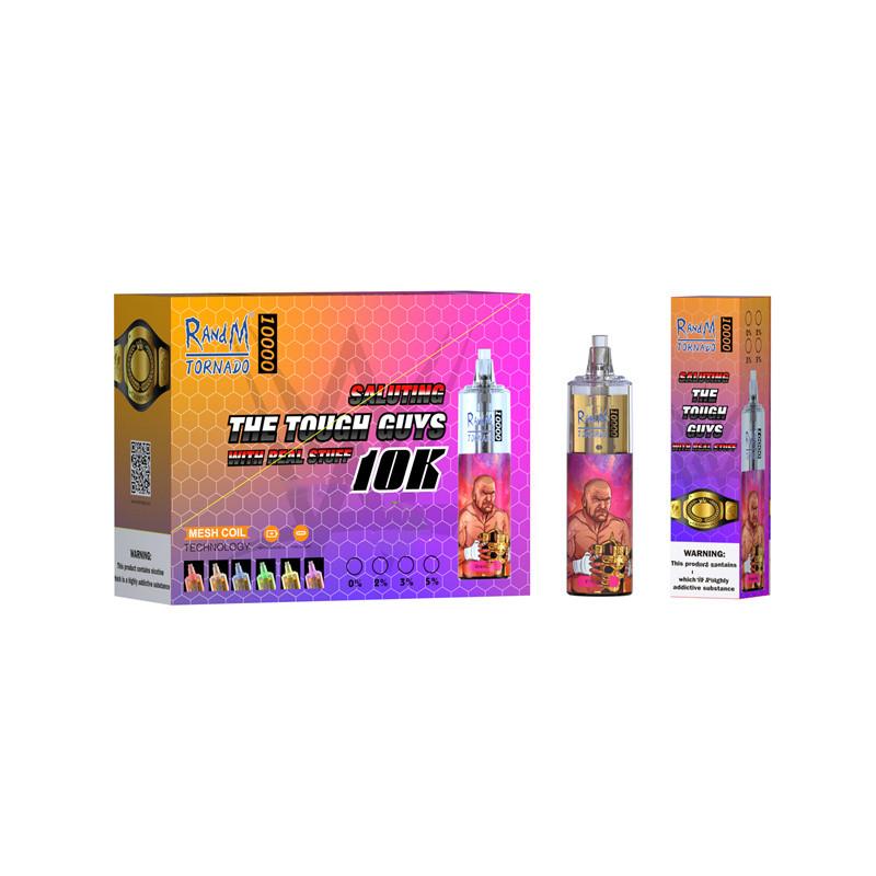 FU Original Randm Tornado 10000 Puffs Ondosable Vape Pen Randm 10000 Puff 10000 E-сигареты. Регарная аккумуляторная сетчатая сетка.