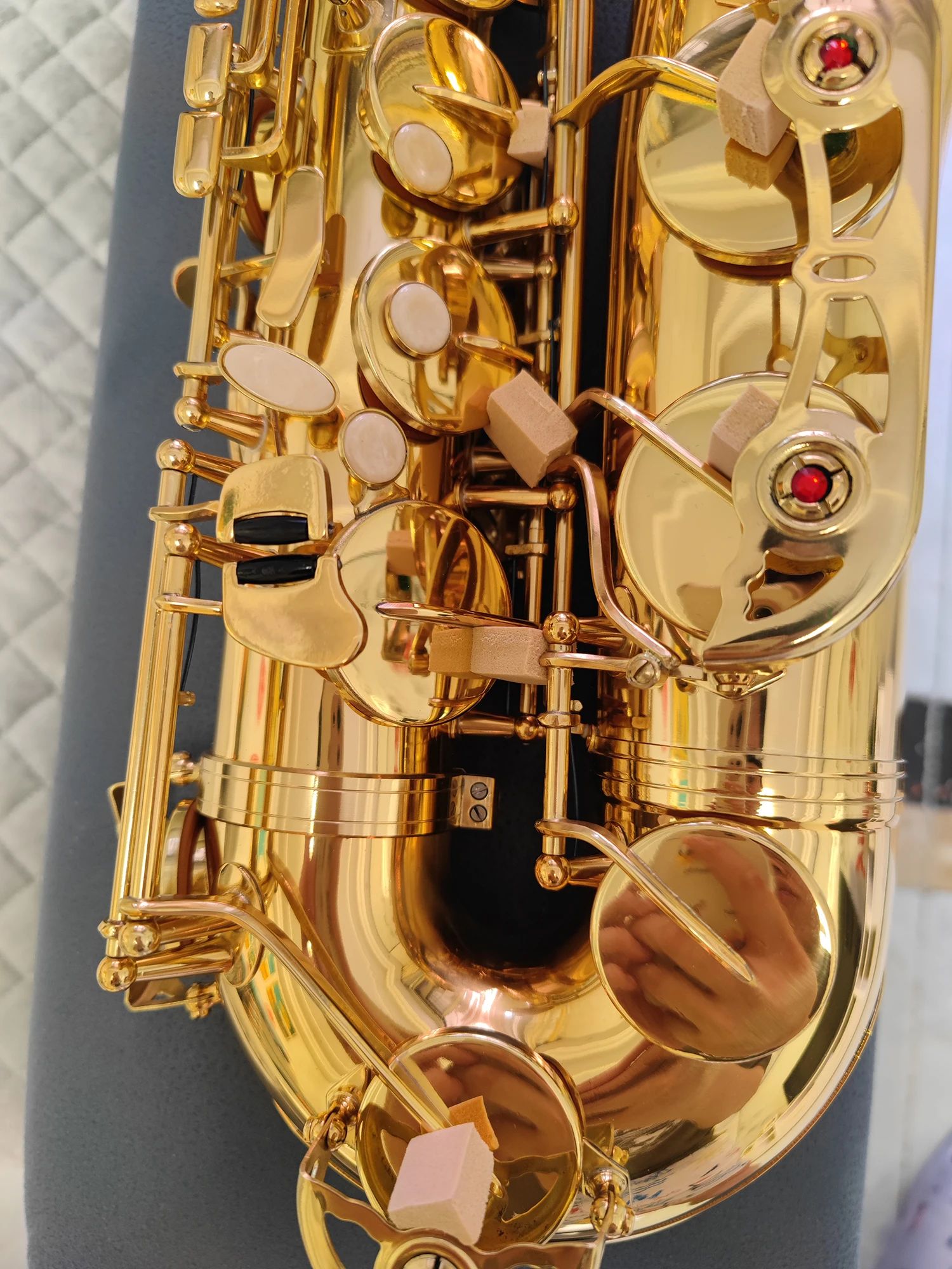 Klassisk original Mark VI en-till-en-struktur Modell B-Key Professional Tenor Saxophone Professional-klass Tone Jazz Instrument 01