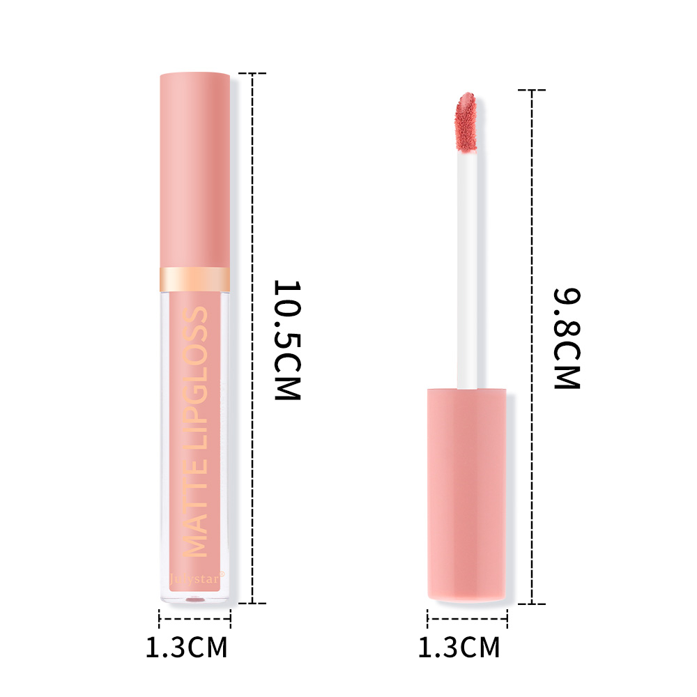 Julystar Makeup milk Tasty Water Gloss Lip Glaze Mirror Lip Gloss Liquid Natural Lasting Moisturizing Without Depilatory Lip Gloss