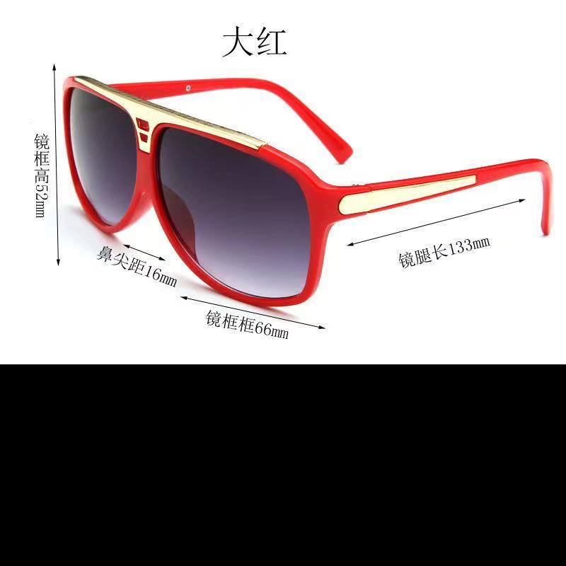 2023 Evidence Millionaire Lunettes de soleil Noir Or Gris Shaded Lens Lunettes de soleil vintage pour hommes Neuf avec boîte