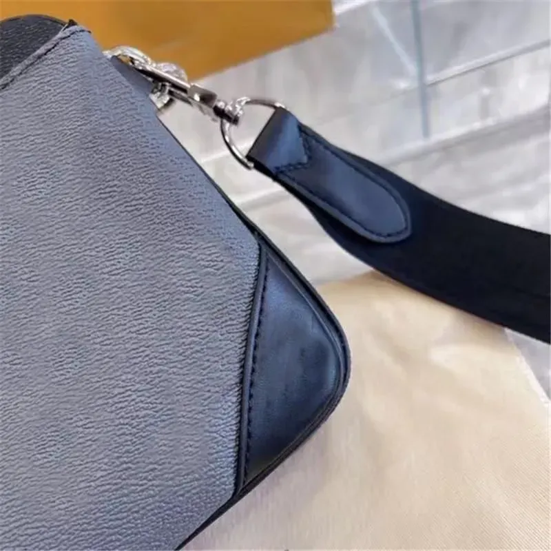 Luxury Designer Messenger Bag Reverse Canvas Mens Crossbody TRIO Sets Fashion Man Shoulder Bags tote Purse Wallet Clutch m7856