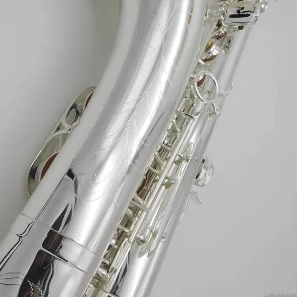 Silver B-tune original O20 structure professional Tenor saxophone all silver made of comfortable feel SAX jazz instrument 00