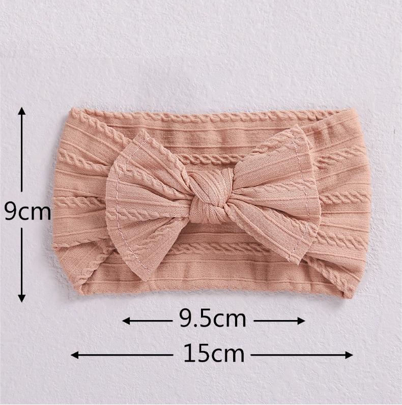Factory Wholesale Baby Girl Headband Infant Hair Accessories Bows Newborn Headwear Soft Bowknot for Christmas Festival Party