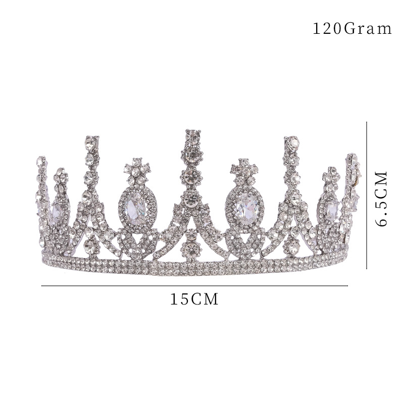 Tiaras Taçlar Düğün Saç Takı Kristal Toptan Moda Kızlar Akşam Balo Elbiseleri Aksesuarlar Başlıklar